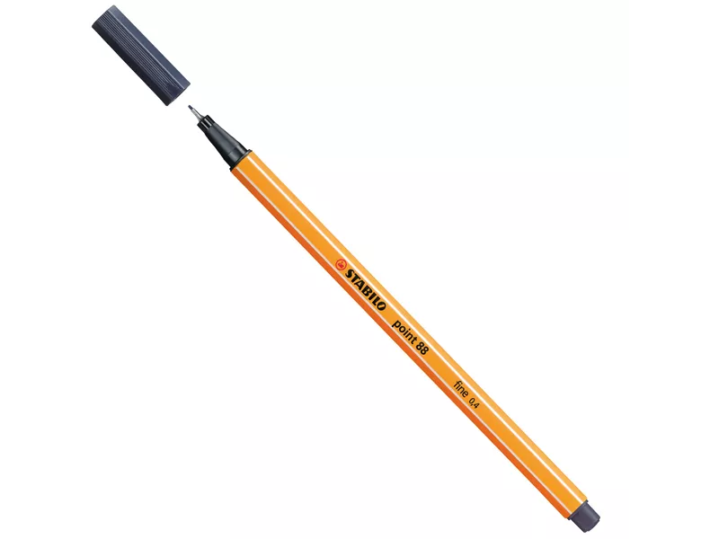 Fineliner Point 88 Stabilo - 0,4 mm - 88/98 (Grigio Payne Conf. 10)