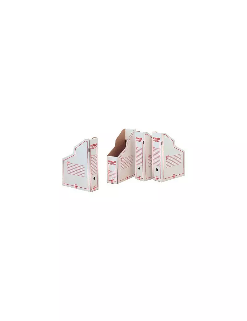 Portariviste Storage King Mec - 25x36x9 cm - 00160600 (Bianco Conf. 32) Portariviste Storage King Mec - 25x36x9 cm - 00160600 (Bianco Conf. 32)