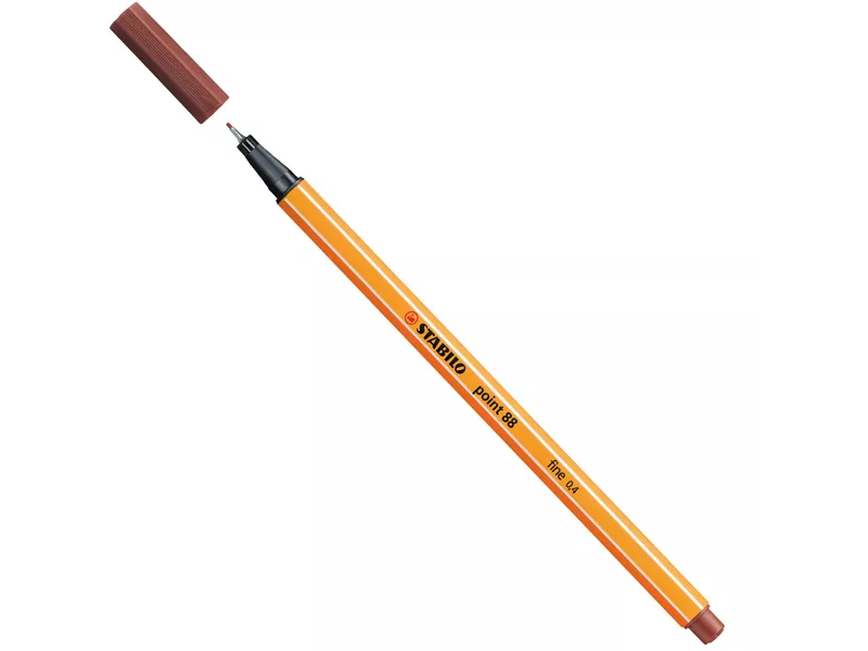 Fineliner Point 88 Stabilo - 0,4 mm - 88/75 (Terra di Siena Bruciata Conf. 10) Fineliner Point 88 Stabilo - 0,4 mm - 88/75 (Terra di Siena Bruciata Conf. 10)