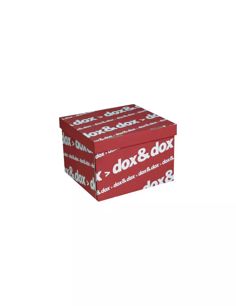 Scatola Archivio Dox&Dox Rexel - 42x29x39,5 cm - 1600175 (Rosso Conf. 12)