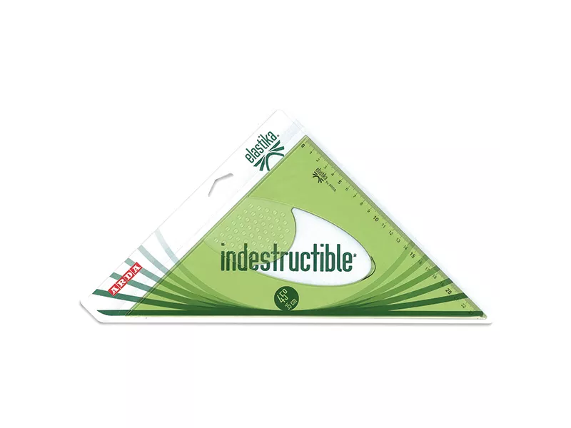 Squadra Linea Elastika Arda - 45° - 35 cm - EL4535 (Verde Trasparente)