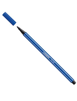 Pennarello Pen 68 Stabilo - 1 mm - 68/32 (Blu Oltremare Conf. 10)