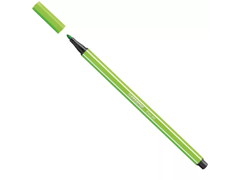 Pennarello Pen 68 Stabilo - 1 mm - 68/33 (Verde Conf. 10)
