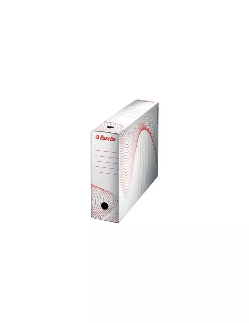 Scatola Archivio Boxi 100 Esselte - Dorso 10 - 25x35 (Bianco e Rosso Conf. 10) Scatola Archivio Boxi 100 Esselte - Dorso 10 - 25x35 (Bianco e Rosso Conf. 10)