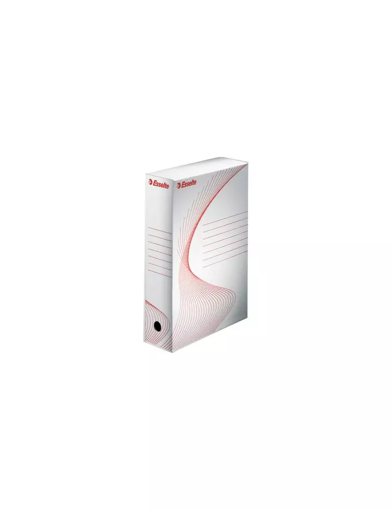 Scatola Archivio Boxi 80 Esselte - Dorso 8 (Bianco e Rosso Conf. 10) Scatola Archivio Boxi 80 Esselte - Dorso 8 (Bianco e Rosso Conf. 10)