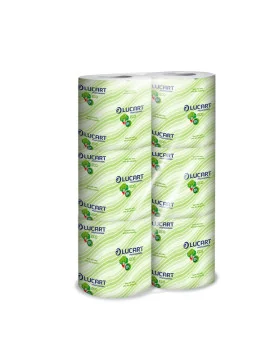 Carta Igienica Eco 1 Lucart - Rotolo - 2 Veli - 200 Strappi - 811458 (Conf. 6)