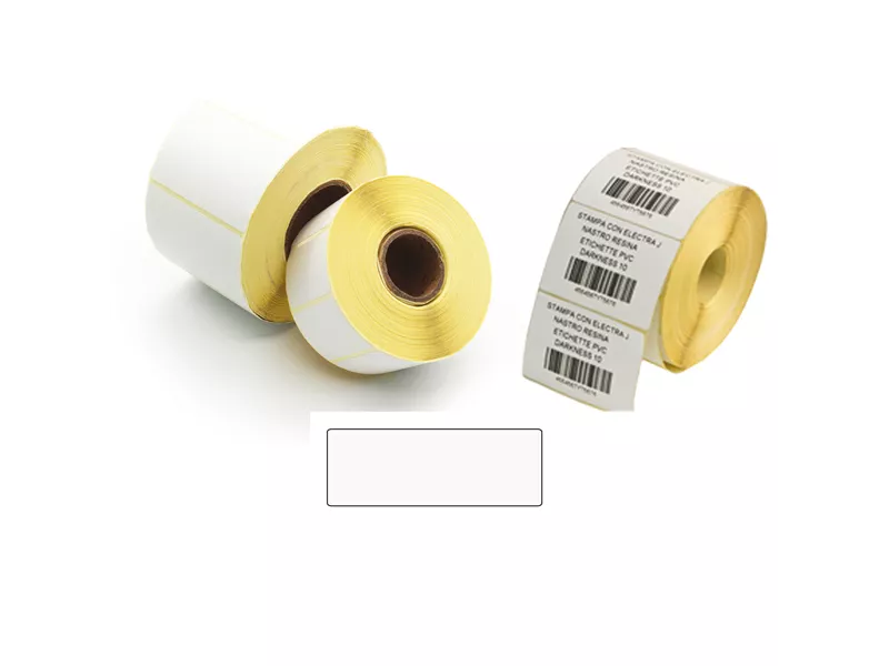 Etichette a Trasferimento Termico Diretto Printex - 40x12 mm - 2 Piste - ETE4012 (Bianco Conf. 5000) Etichette a Trasferimento Termico Diretto Printex - 40x12 mm - 2 Piste - ETE4012 (Bianco Conf. 5000)