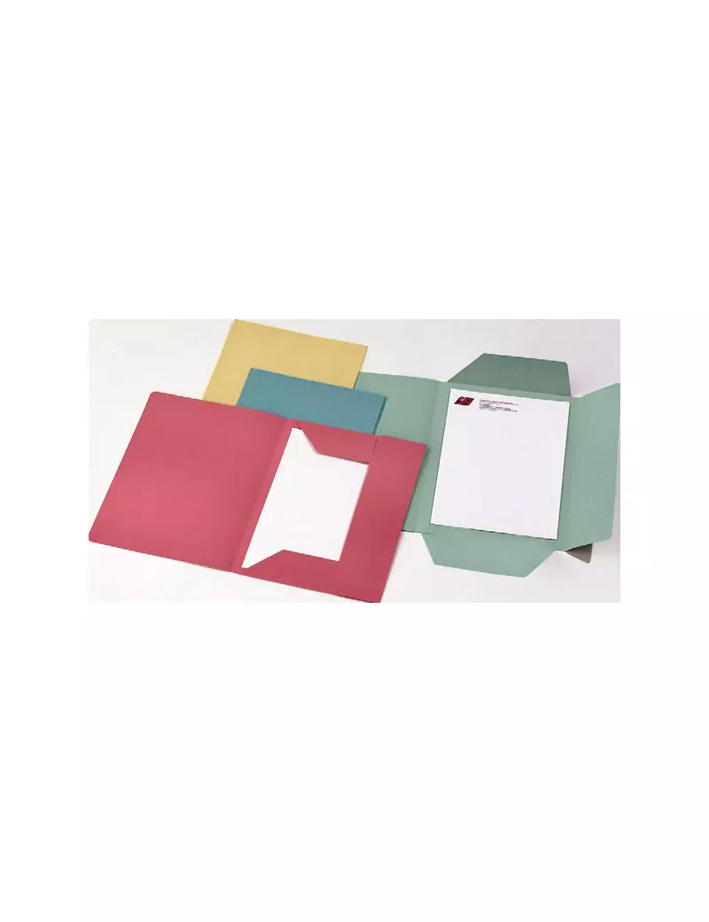 Cartellina in Cartoncino Cartiere del Garda - 3 Lembi senza Stampa - 25x33 cm - 200 g - CG0111MLXXXAJ06 (Azzurro Conf. 50) Cartellina in Cartoncino Cartiere del Garda - 3 Lembi senza Stampa - 25x33 cm - 200 g - CG0111MLXXXAJ06 (Azzurro Conf. 50)