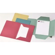 Cartellina in Cartoncino Cartiere del Garda - 3 Lembi senza Stampa - 25x33 cm - 200 g - CG0111MLXXXAJ09 (Grigio Conf. 50)