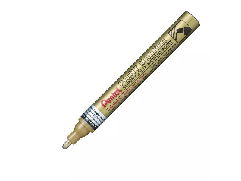 Marcatore Permanente a Vernice Paint Marker Pentel - MMP10-X (Oro) Marcatore Permanente a Vernice Paint Marker Pentel - MMP10-X (Oro)