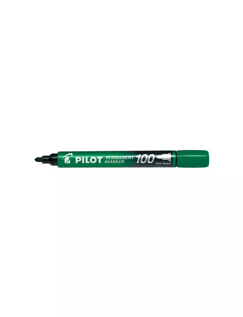 Marcatore Permanente SCA 100 Pilot - Punta Tonda - 1 mm - 002707 (Rosso Conf. 12)