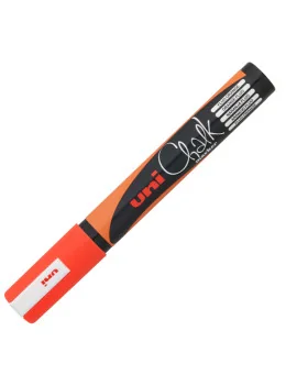 Marcatore a Tempera Uni Chalk PWE5M Uni-Ball - Punta Tonda - M PWE5M ACF (Arancio Fluo)