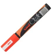 Marcatore a Tempera Uni Chalk PWE5M Uni-Ball - Punta Tonda - M PWE5M ACF (Arancio Fluo)