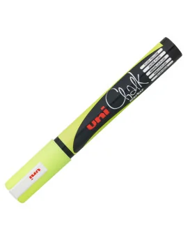 Marcatore a Tempera Uni Chalk PWE5M Uni-Ball - Punta Tonda - M PWE5M GF (Giallo Fluo)