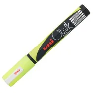 Marcatore a Tempera Uni Chalk PWE5M Uni-Ball - Punta Tonda - M PWE5M GF (Giallo Fluo)
