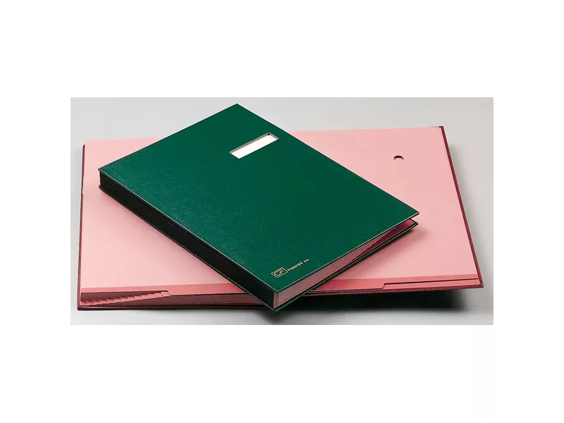 Libro Firma 14 Intercalari Fraschini - 24x34 cm - 614E-VER (Verde)