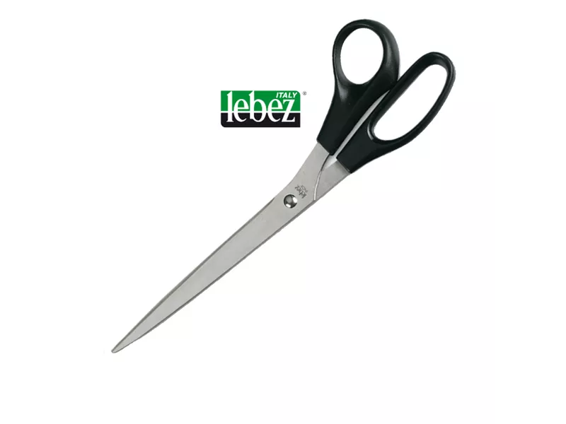 Forbici in Acciaio 4334 Lebez - 25 cm - 4334 (Acciaio e Nero) Forbici in Acciaio 4334 Lebez - 25 cm - 4334 (Acciaio e Nero)