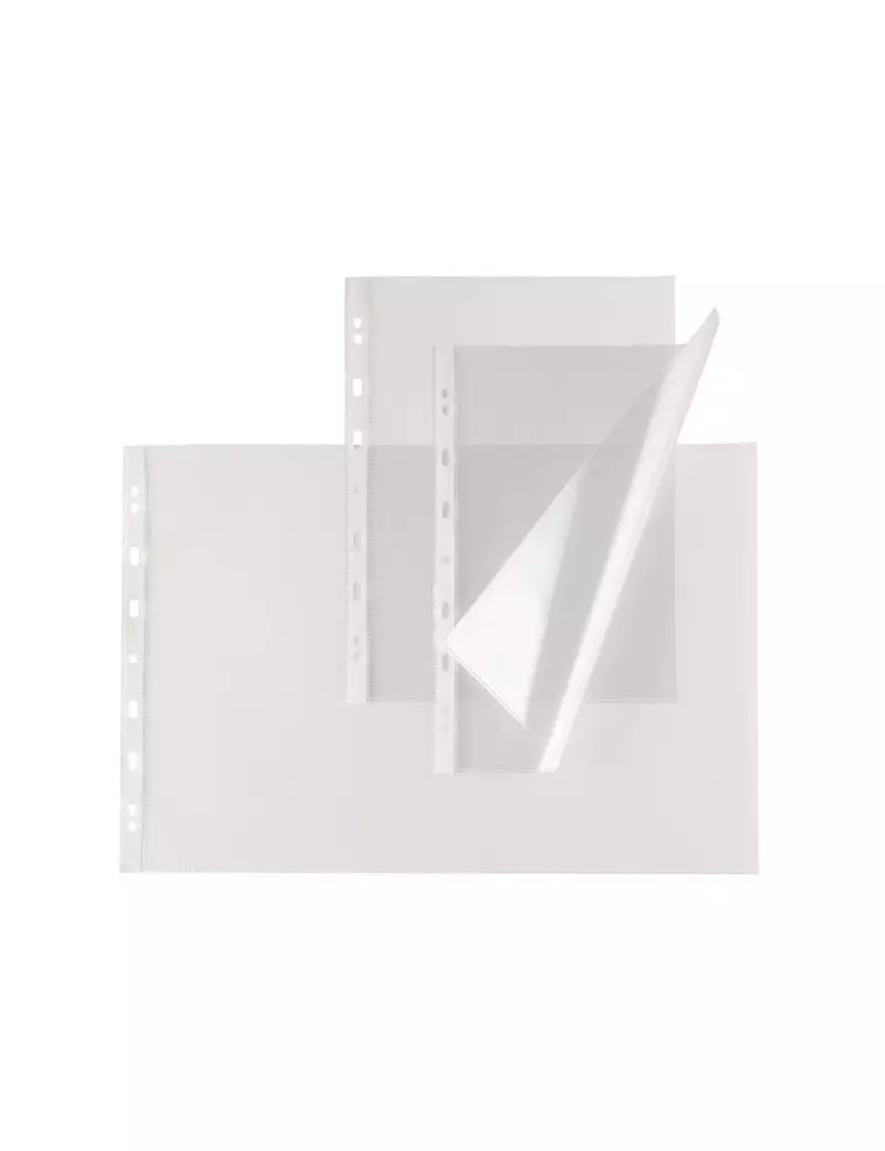 Busta a Perforazione Universale Atla T Sei Rota - 50x70 cm - Liscia Alto Spessore - 665015 (Trasparente Conf. 10) Busta a Perforazione Universale Atla T Sei Rota - 50x70 cm - Liscia Alto Spessore - 665015 (Trasparente Conf. 10)