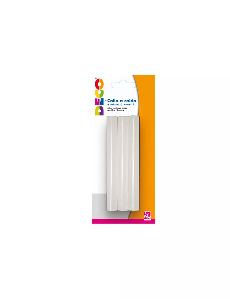Colla Stick per Pistola a Caldo TY102 CWR - 10 cm - T705W (Conf. 6) Colla Stick per Pistola a Caldo TY102 CWR - 10 cm - T705W (Conf. 6)