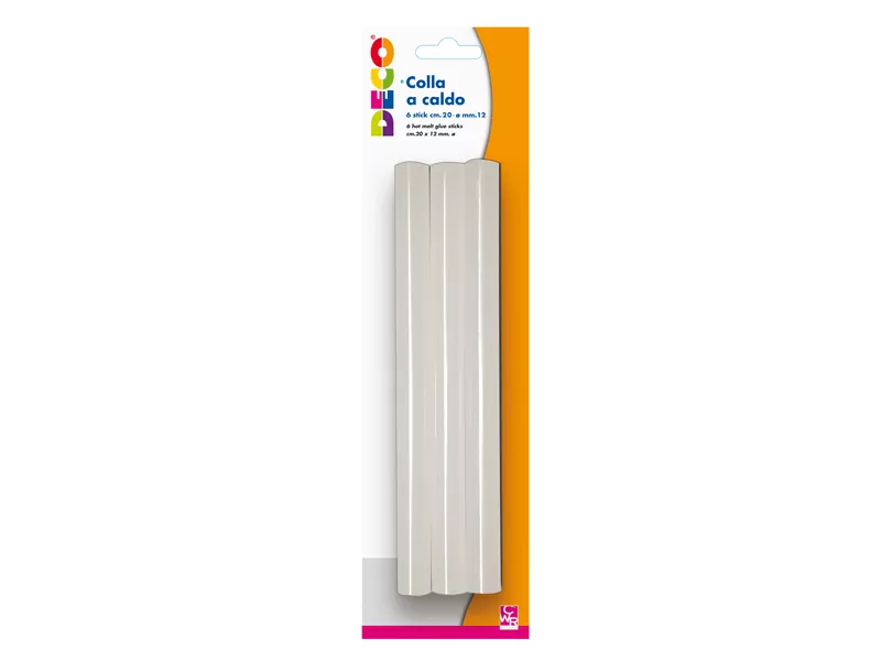 Colla Stick per Pistola a Caldo TY102 CWR - 20 cm - T705A (Conf. 6) Colla Stick per Pistola a Caldo TY102 CWR - 20 cm - T705A (Conf. 6)