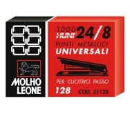 Punti Metallici per Cucitrice 128 Leone Dell'Era - 24/8 - 31128 (Conf. 10000)