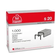 Punti Metallici per Cucitrice ad Alti Spessori RO-MA - 23/20 - S20 - 1005419 (Conf. 1000)