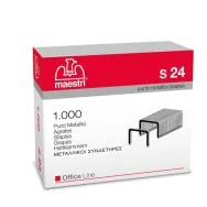 Punti Metallici per Cucitrice ad Alti Spessori RO-MA - 23/24 - S24 - 1005420 (Conf. 1000)