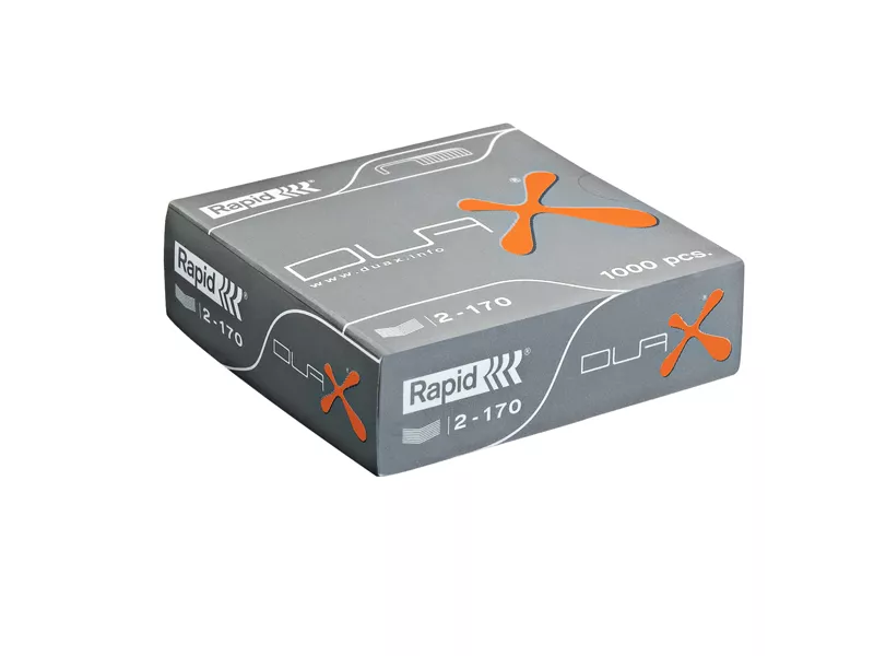 Punti Metallici per Cucitrice ad Alti Spessori Duax Rapid - 2/170 - 21808300 (Conf. 1000) Punti Metallici per Cucitrice ad Alti Spessori Duax Rapid - 2/170 - 21808300 (Conf. 1000)