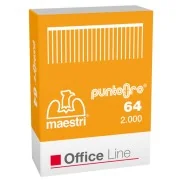 Punti Metallici per Cucitrice RO-MA - 6/4 - Punto Oro - 1001101 (Conf. 20000)
