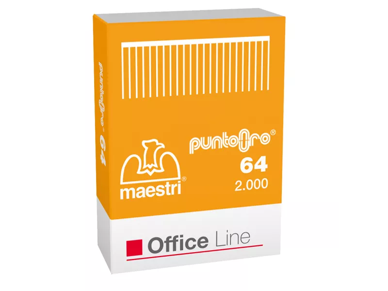Punti Metallici per Cucitrice RO-MA - 6/4 - Punto Oro - 1001101 (Conf. 20000) Punti Metallici per Cucitrice RO-MA - 6/4 - Punto Oro - 1001101 (Conf. 20000)
