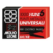 Punti Metallici per Cucitrice Leone Dell'Era - 6/4 - 64/48 - 32548 (Conf. 20000)