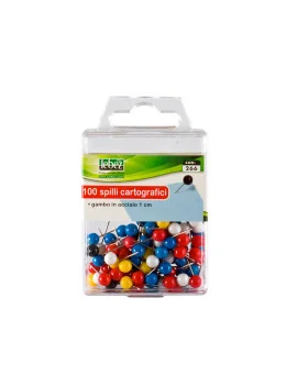 Spilli Cartografici a Sfera Lebez - 266 (Assortiti Conf. 100)