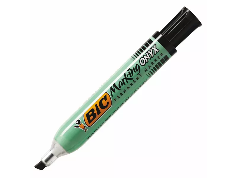 Marcatore Permanente Onyx 1591 Bic - Punta Scalpello - 3,7-5,2 mm - 8418302 (Nero Conf. 12) Marcatore Permanente Onyx 1591 Bic - Punta Scalpello - 3,7-5,2 mm - 8418302 (Nero Conf. 12)