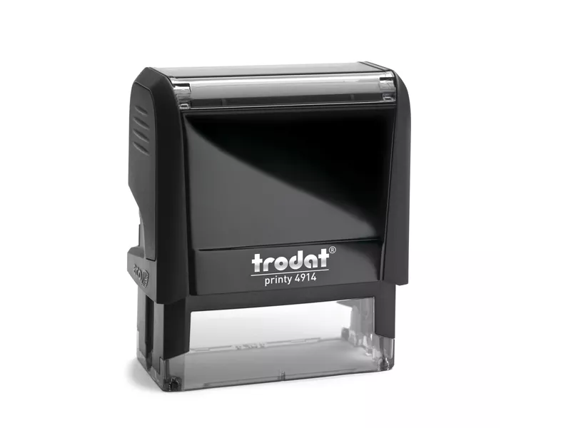 Timbro Autoinchiostrante Original Printy 4.0 4914 Trodat - 64x26 mm - 7 Righe - 47586 (Nero e Grigio)