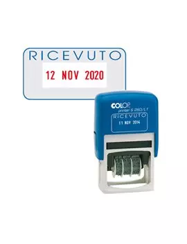 Timbro Datario Autoinchiostrante con Testo S260/L1 Colop - S260L1.BLS (Ricevuto)