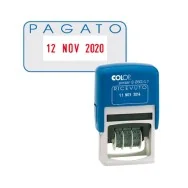 Timbro Datario Autoinchiostrante con Testo S260/L2 Colop - S260L2.BLS (Pagato)
