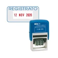 Timbro Datario Autoinchiostrante con Testo S260/L3 Colop - S260L3.BLS (Registrato)