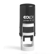 Timbro Autoinchiostrante R12 Colop - 12 mm - 2 Righe - PRINTER R12 (Grigio e Nero)