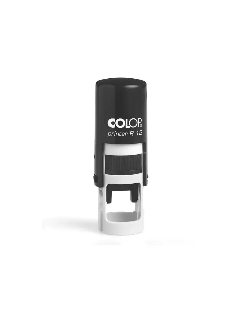 Timbro Autoinchiostrante R12 Colop - 12 mm - 2 Righe - PRINTER R12 (Grigio e Nero) Timbro Autoinchiostrante R12 Colop - 12 mm - 2 Righe - PRINTER R12 (Grigio e Nero)