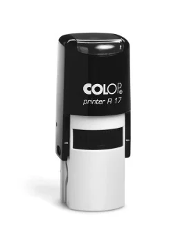 Timbro Autoinchiostrante R17 Colop - 17 mm - 3 Righe - PRINTER R17 (Grigio e Nero)