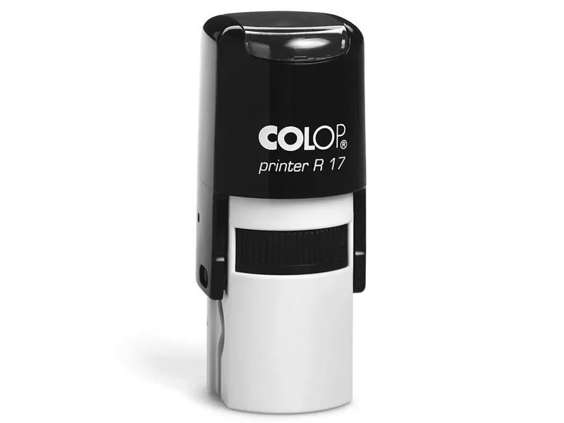 Timbro Autoinchiostrante R17 Colop - 17 mm - 3 Righe - PRINTER R17 (Grigio e Nero)