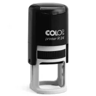 Timbro Autoinchiostrante R24 Colop - 24 mm - 4 Righe - PRINTER R24 (Grigio e Nero)