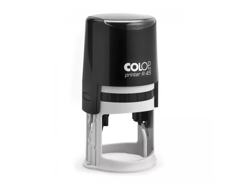 Timbro Autoinchiostrante R45 Colop - 45 mm - 5 Righe - PRINTER R45 (Grigio e Nero) Timbro Autoinchiostrante R45 Colop - 45 mm - 5 Righe - PRINTER R45 (Grigio e Nero)