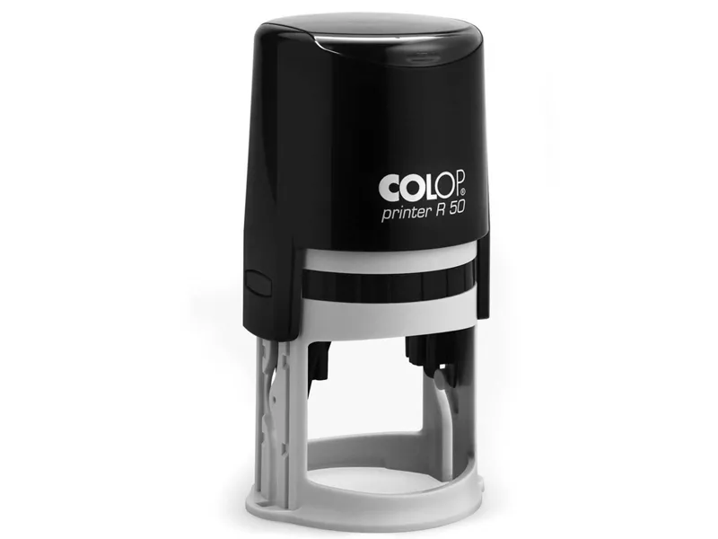 Timbro Autoinchiostrante R50 Colop - 50 mm - 6 Righe - PRINTER R50 (Grigio e Nero)