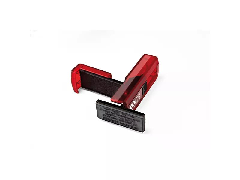 Timbro Tascabile Autoinchiostrante Pocket Stamp Plus 30 Colop - 18x47 mm - PSP30RU (Rosso) Timbro Tascabile Autoinchiostrante Pocket Stamp Plus 30 Colop - 18x47 mm - PSP30RU (Rosso)