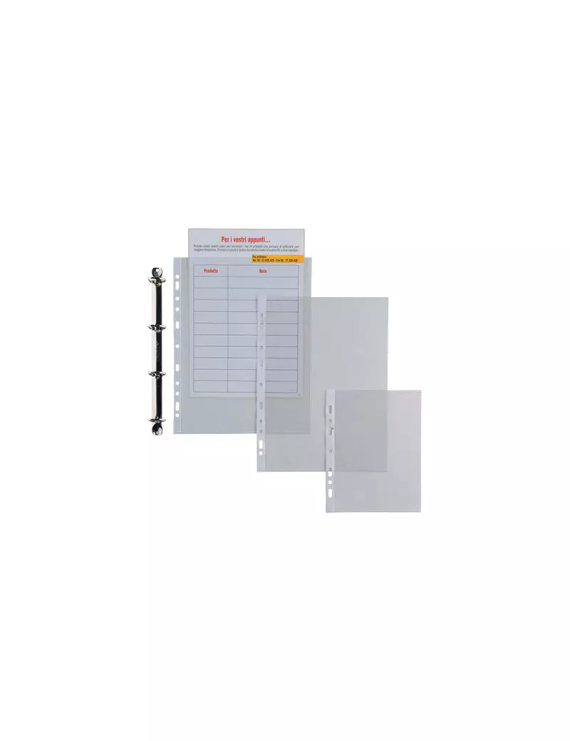 Busta Ercole Sei Rota - 42x30 cm - Liscia - 504230 (Trasparente Conf. 10) Busta Ercole Sei Rota - 42x30 cm - Liscia - 504230 (Trasparente Conf. 10)