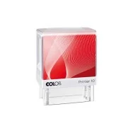 Timbro Autoinchiostrante Printer G7 Colop 10 - 10x27 mm - 3 Righe - PR-10-G7-BI (Bianco)