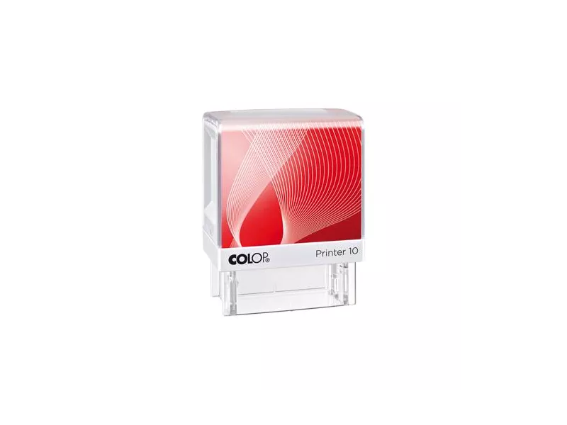 Timbro Autoinchiostrante Printer G7 Colop 10 - 10x27 mm - 3 Righe - PR-10-G7-BI (Bianco)