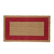 Zerbino in Cocco con Fondo in Vinile - 45x80 cm - 101533-R (Rosso)