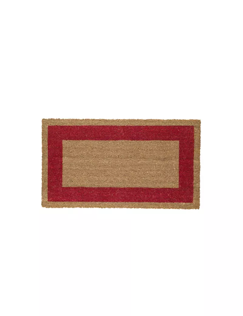 Zerbino in Cocco con Fondo in Vinile - 45x80 cm - 101533-R (Rosso) Zerbino in Cocco con Fondo in Vinile - 45x80 cm - 101533-R (Rosso)